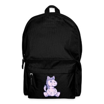cute stuffed animal horse - Backpack - black - Front