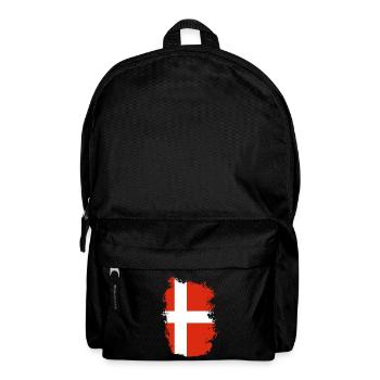 Dänemark Flagge Skandinavien Dänische Flagge Reise - Rucksack - Schwarz - Vorne