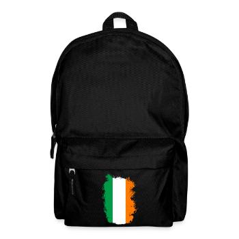 Drapeau de l’Irlande Vintage drapeau irlandais Dublin - Sac à dos - noir - Devant
