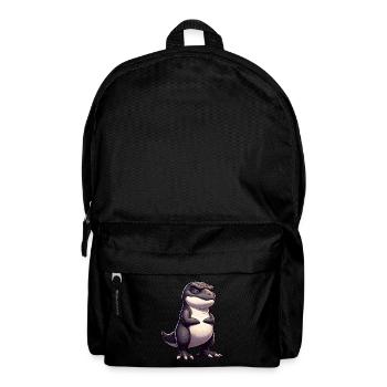 Frecher T-Rex Dino Cartoon Lustig Ironisch - Rucksack - Schwarz - Vorne