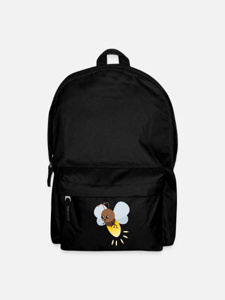 Nette Firefly-Karikatur - Rucksack - Schwarz