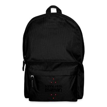 HAPPY MOTHER'S DAY. MOM. MOTHER'S DAY. I LOVE YOU - Backpack - black - Front