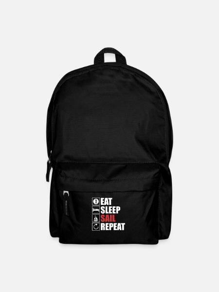 Sailor T-Shirt & Gift Idea Sailing - Backpack - black