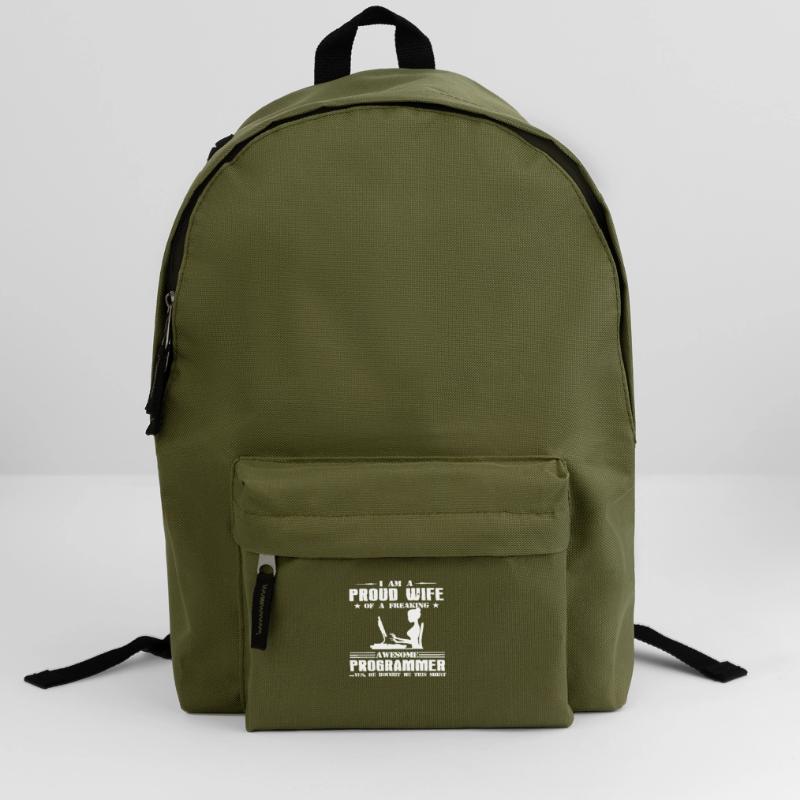 Programmer Wife Code Computer The Gift Backpack