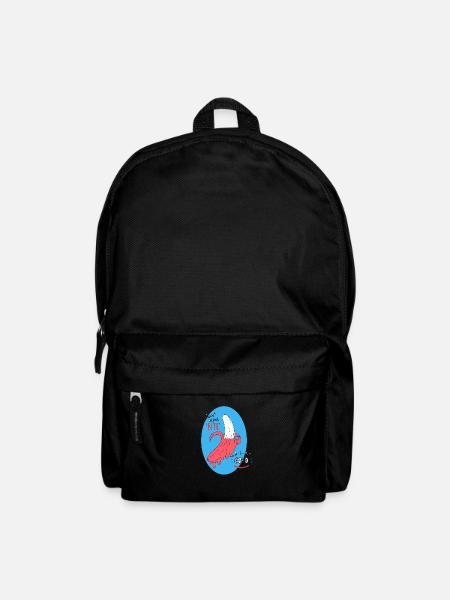 Pinke Banane - Rucksack - Schwarz