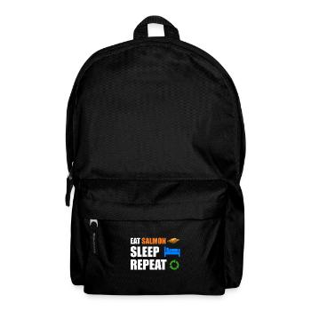 Lachs - Rucksack - Schwarz - Vorne