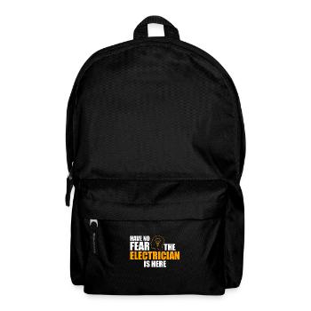 Elektriker - Rucksack - Schwarz - Vorne
