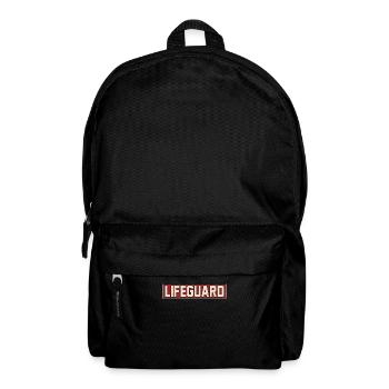 Nageur sauveteur - Sac à dos - noir - Devant