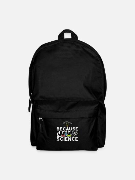 Because Science - Wissenschaft - Rucksack - Schwarz