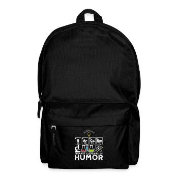 Sarcasme Éléments primaires de l'humour - Sarcasme - Sac à dos - noir - Devant