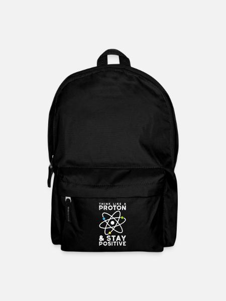 Think Like A Proton Stay Positif - Sciences - Sac à dos - noir