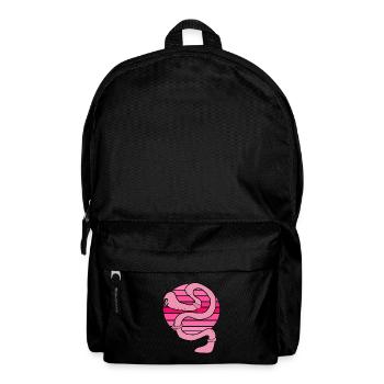 Wurm Sonnenuntergang - Rucksack - Schwarz - Vorne