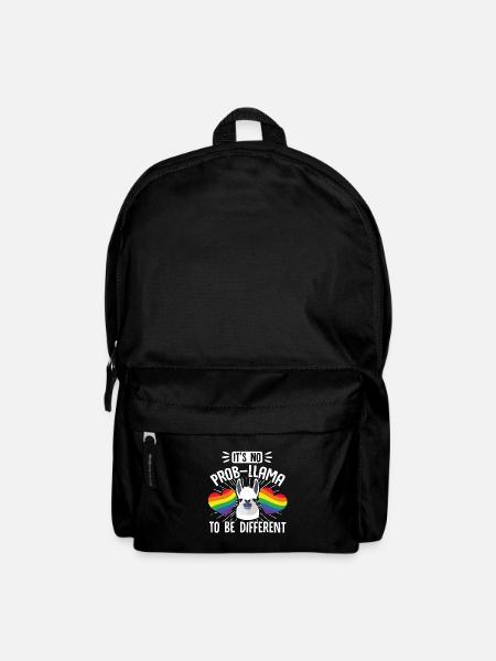 LGBTQ Schwul Lesbisch Geschlechter Support - Rucksack - Schwarz