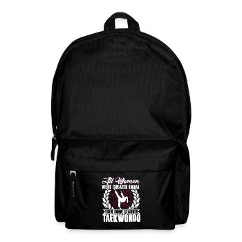 TKD Korean Martial Arts Tae Kwon - Rucksack - Schwarz - Vorne