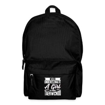 TKD Korean Martial Arts Tae Kwon - Rucksack - Schwarz - Vorne