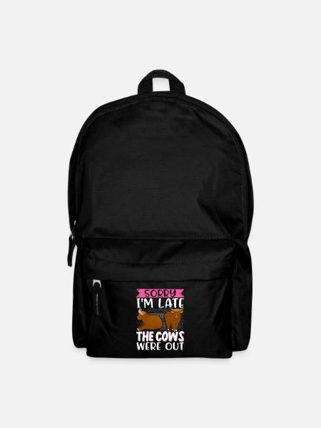 Scottish Highland Cattle Cow - Backpack - black