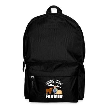 Scottish Highland Cattle Cow - Rucksack - Schwarz - Vorne