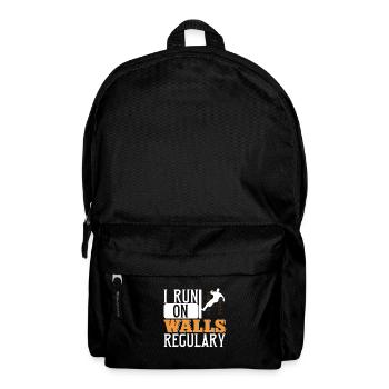 Parkour Freerunning Traceur - Rucksack - Schwarz - Vorne