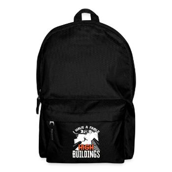 Parkour Freerunning Traceur - Rucksack - Schwarz - Vorne