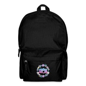Photography Camera Lens Flowers - Rucksack - Schwarz - Vorne