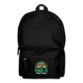 Pflanzliches Essen Vegan Gemüse Gesund Klimawandel - Rucksack - Schwarz - Vorne