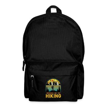 Wochenende Hiking Team Wandern in den Bergen - Rucksack - Schwarz - Vorne