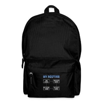 Diabète de type 1 Diabétique Tenu Insuline t1d Sucre - Sac à dos - noir - Devant