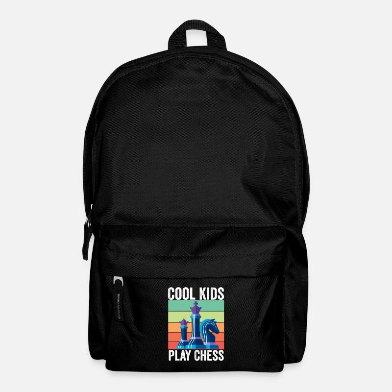Schach Kinder - Rucksack - Schwarz