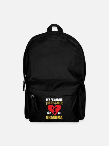 Stolze Oma Von Cheerleader Football Großmutter - Rucksack - Schwarz