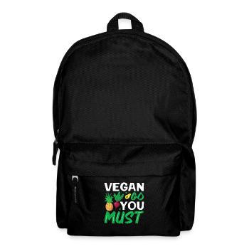 Militant des droits des animaux Végétalien Végétarien Amoureux des animaux Animal - Sac à dos - noir - Devant
