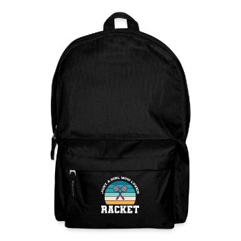 TENNIS LOVE Racket Balls Court Sports Tournament - Backpack - black - Front