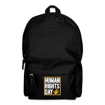 Menschenrechte Politik Freiheit Demonstrieren - Rucksack - Schwarz - Vorne