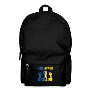 Ukraine Drapeau de la paix Pas de guerre - Sac à dos - noir - Devant