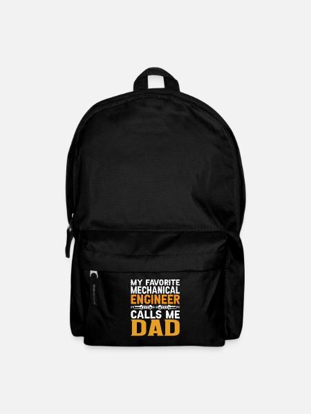 Ingenieur Gehirn Maschinenbau Elektrotechnik Sohn - Rucksack - Schwarz