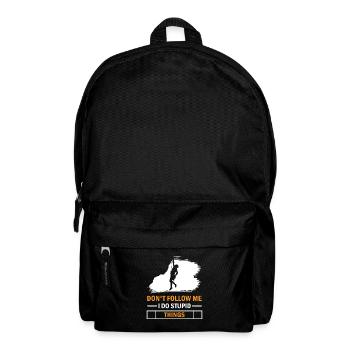 Klettersport Klettern Solo Climbing Frauen - Rucksack - Schwarz - Vorne