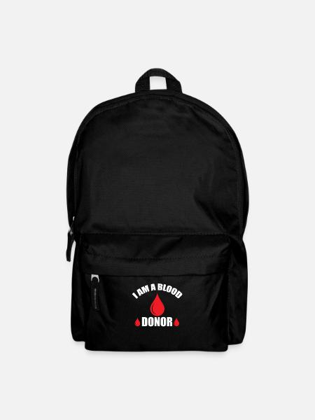 Blutspende Blutspenden Blutspender - Rucksack - Schwarz
