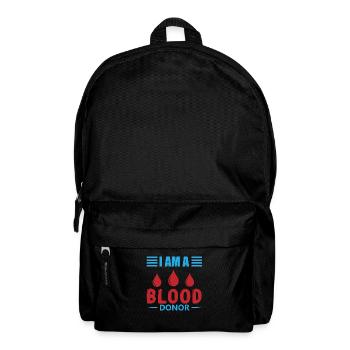 Don de sang Dons de sang Donneurs de sang - Sac à dos - noir - Devant
