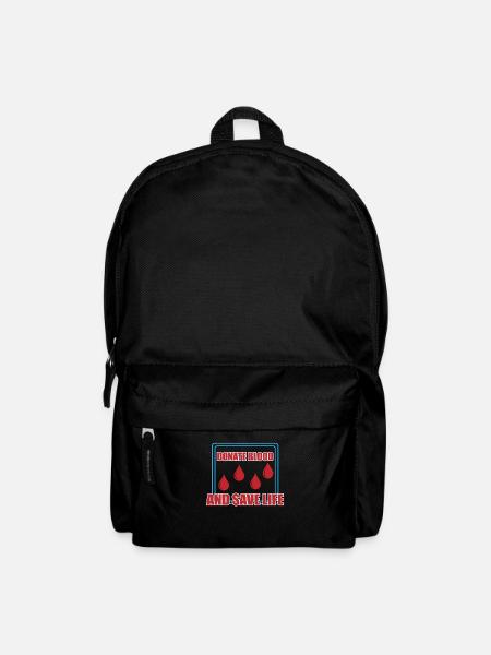 Blutspende Blutspenden Blutspender - Rucksack - Schwarz