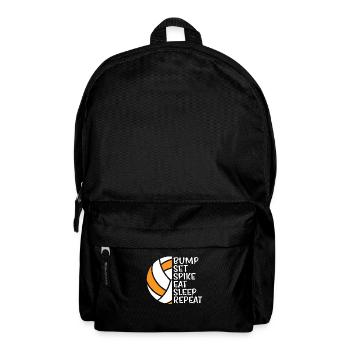 Volleyball volley servir joueur de volley-ball - Sac à dos - noir - Devant