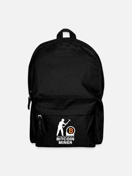 Bitcoin BTC Satoshi Miner Mining Maximalist - Sac à dos - noir
