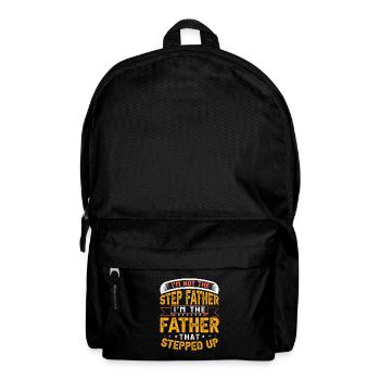 Stepfather Father Stepdad Papa Father's Day Gift - Backpack - black - Front