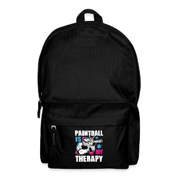 Paintball Geschenk Paintballer Paintballspieler - Rucksack - Schwarz - Vorne