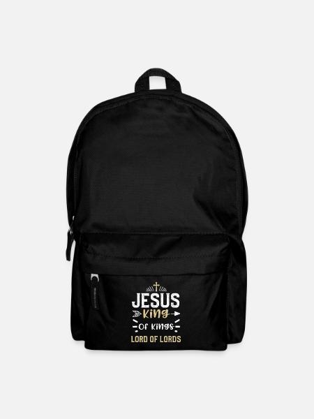 Jesus King Of Kings Lord Of Lords - Rucksack - Schwarz