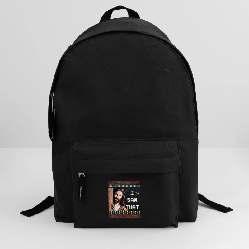 Pull de Noël laid laid Jésus Meme Sac à dos