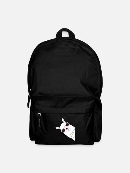 Christmas alpaca - Backpack - black