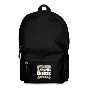 Parmesan Gouda Included Cheese In Her Life - Backpack - black - Front