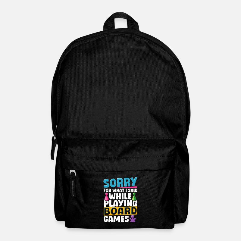 Spielen von Brettspielen Brettspiel Game - Rucksack - Schwarz