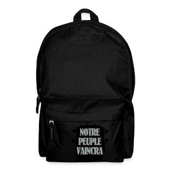 Notre peuple vaincra - Sac à dos - noir - Devant