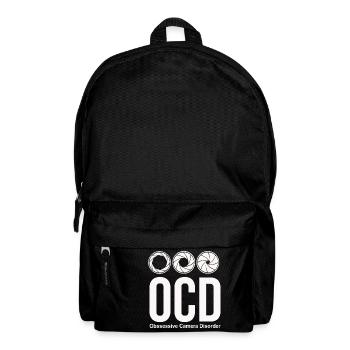 ocd photographer funny - Rucksack - Schwarz - Vorne