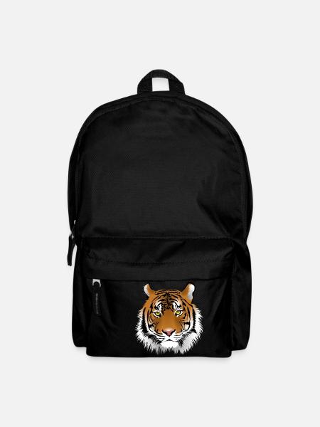 tête de tigre - Sac à dos - noir